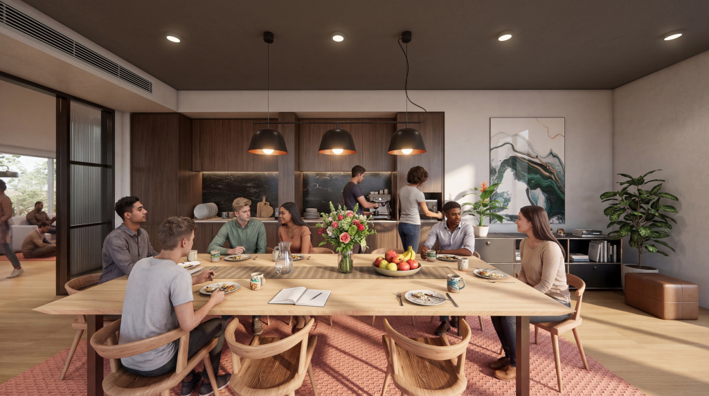 DINING RENDER 4K