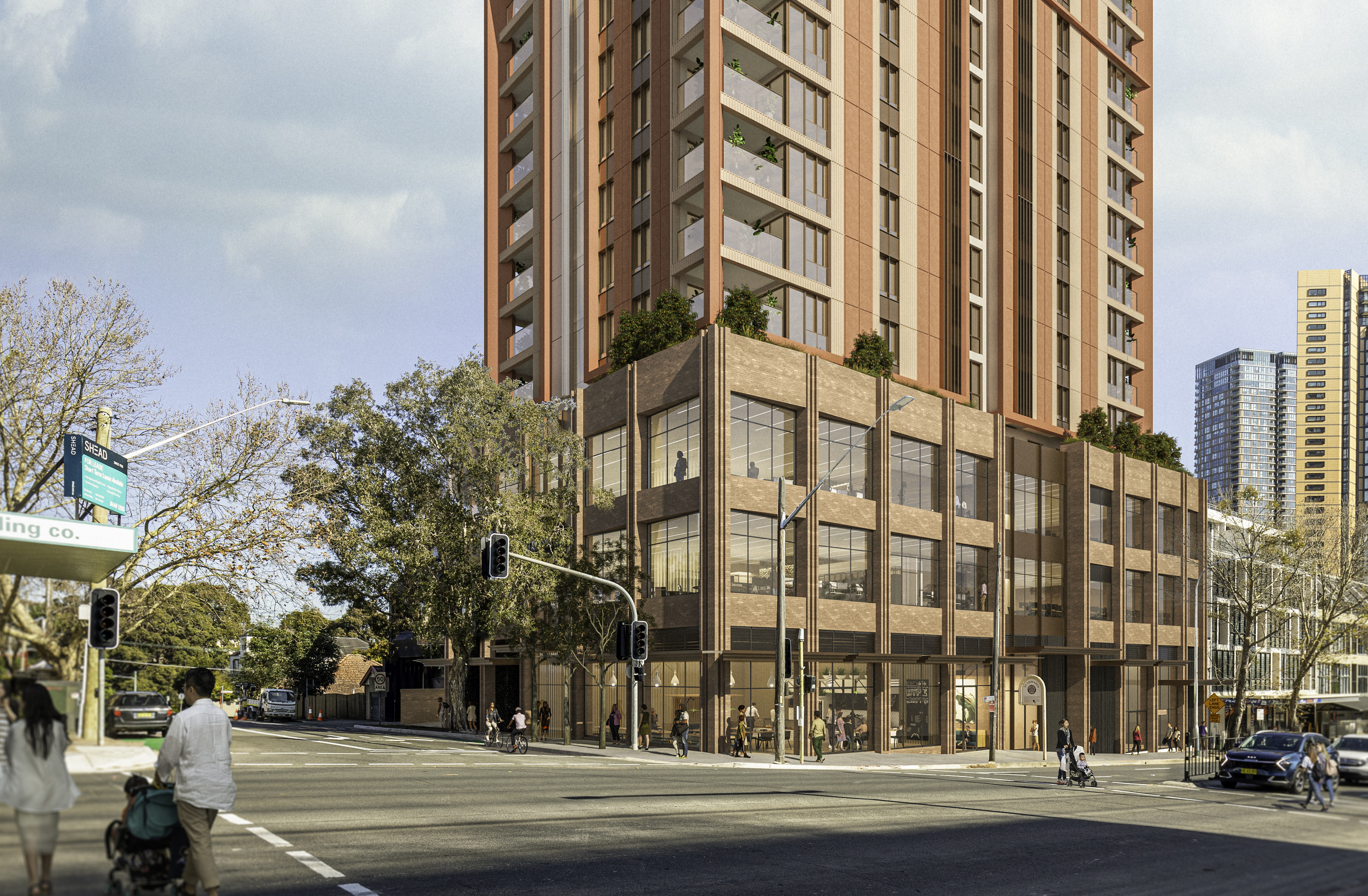 223146.00_A_370 PACIFIC_SSDA_V01_Closeup Freecity and Anglicare to Deliver Australia’s Tallest Seniors Living Community Opposite Crows Nest Metro